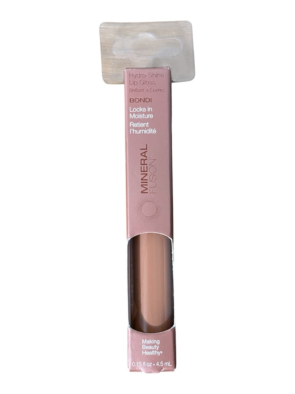 Mineral Fusion Hydro-Shine Lip Gloss - Bondi Pink Nude
